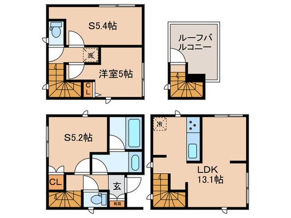 Kolet綱島の物件間取画像